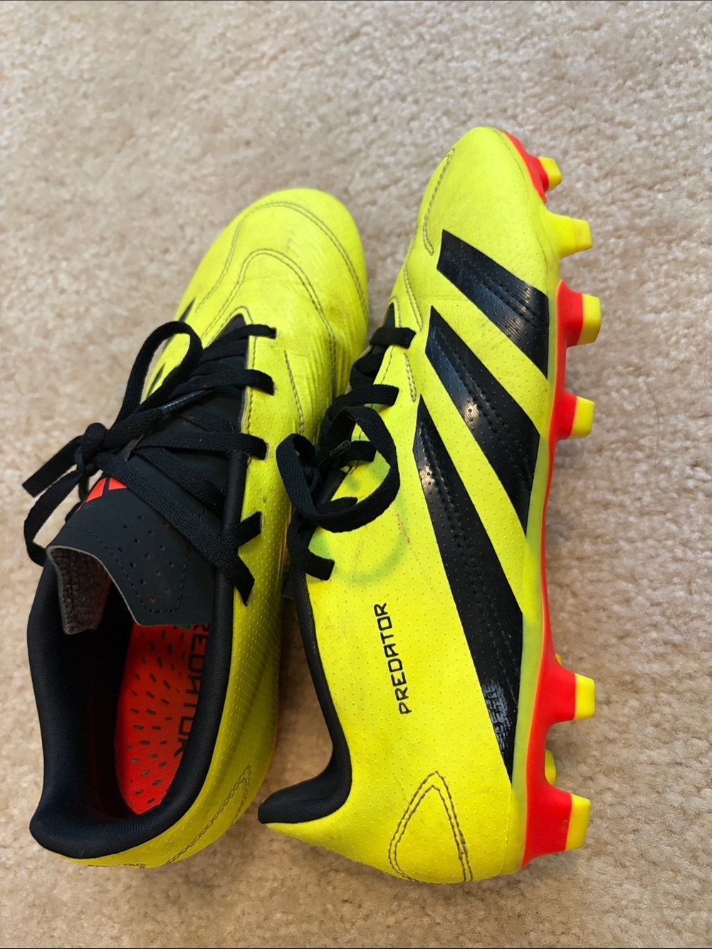 Adidas Men's Predator Soccer Cleats - Yellow/Black